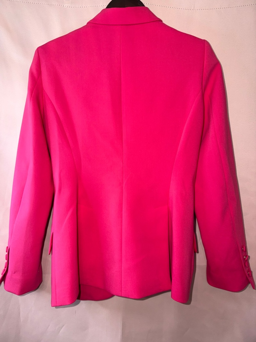 White House Black Market Bright Pink Single-Button Blazer - Picture 5 of 13